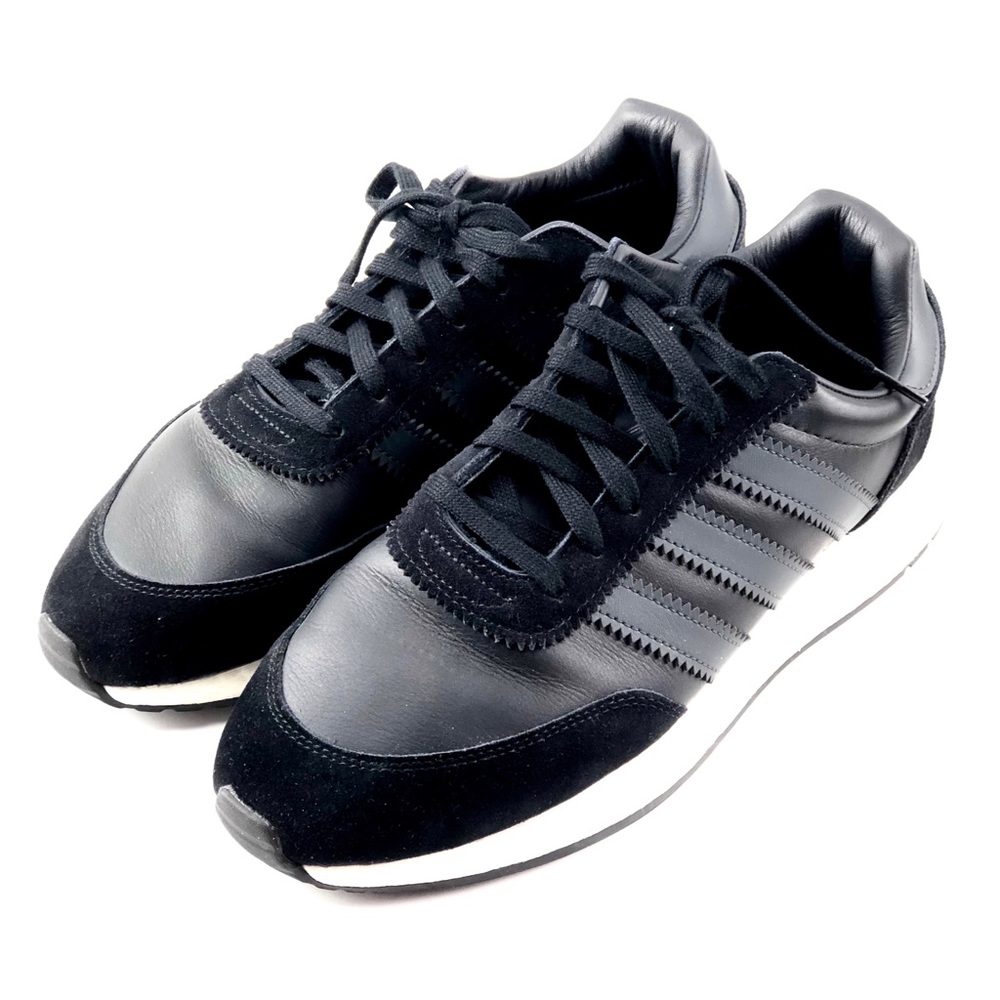 Adidas I-5923 Black Sz10 Leather Boost Runner